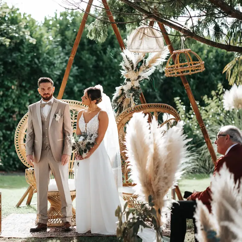 cérémonie mariage ferme du bois